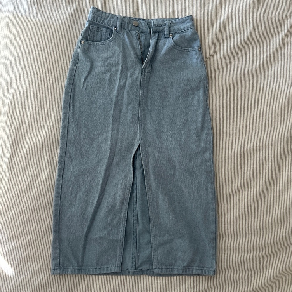 Love Bonito Juleen Denim Column Skirt